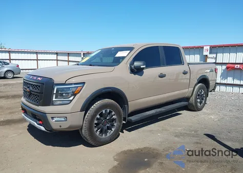 2020 Nissan Titan Pro-4X 4X4 from USA, damaged, VIN 1N6AA1ED7LN510448